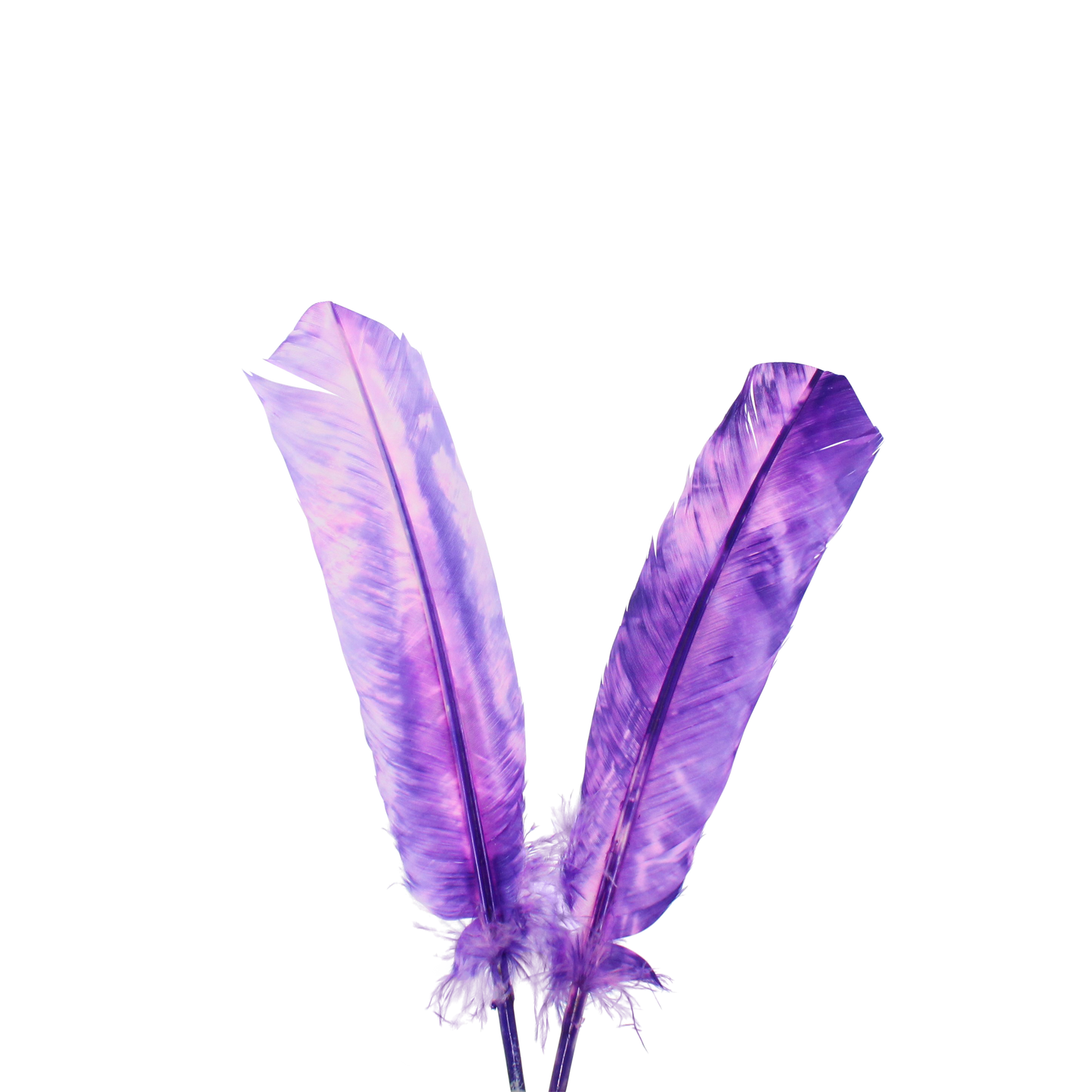 10-12” Turkey Quills Purple Camouflage