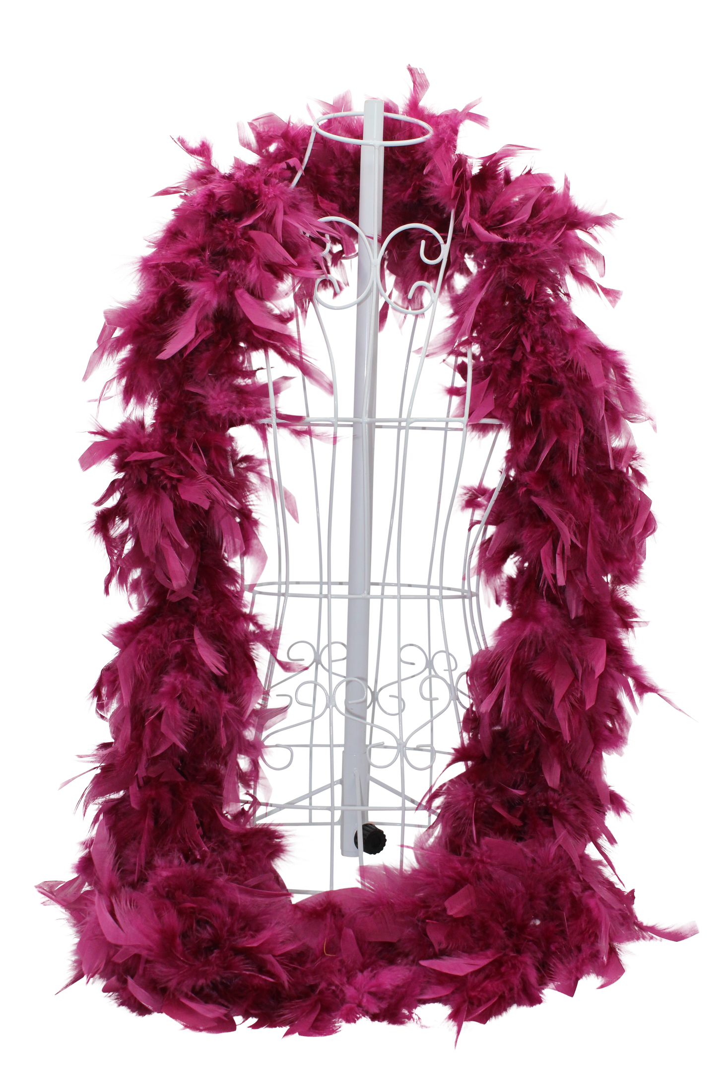 Feather Boa Chandelle H103 Wine