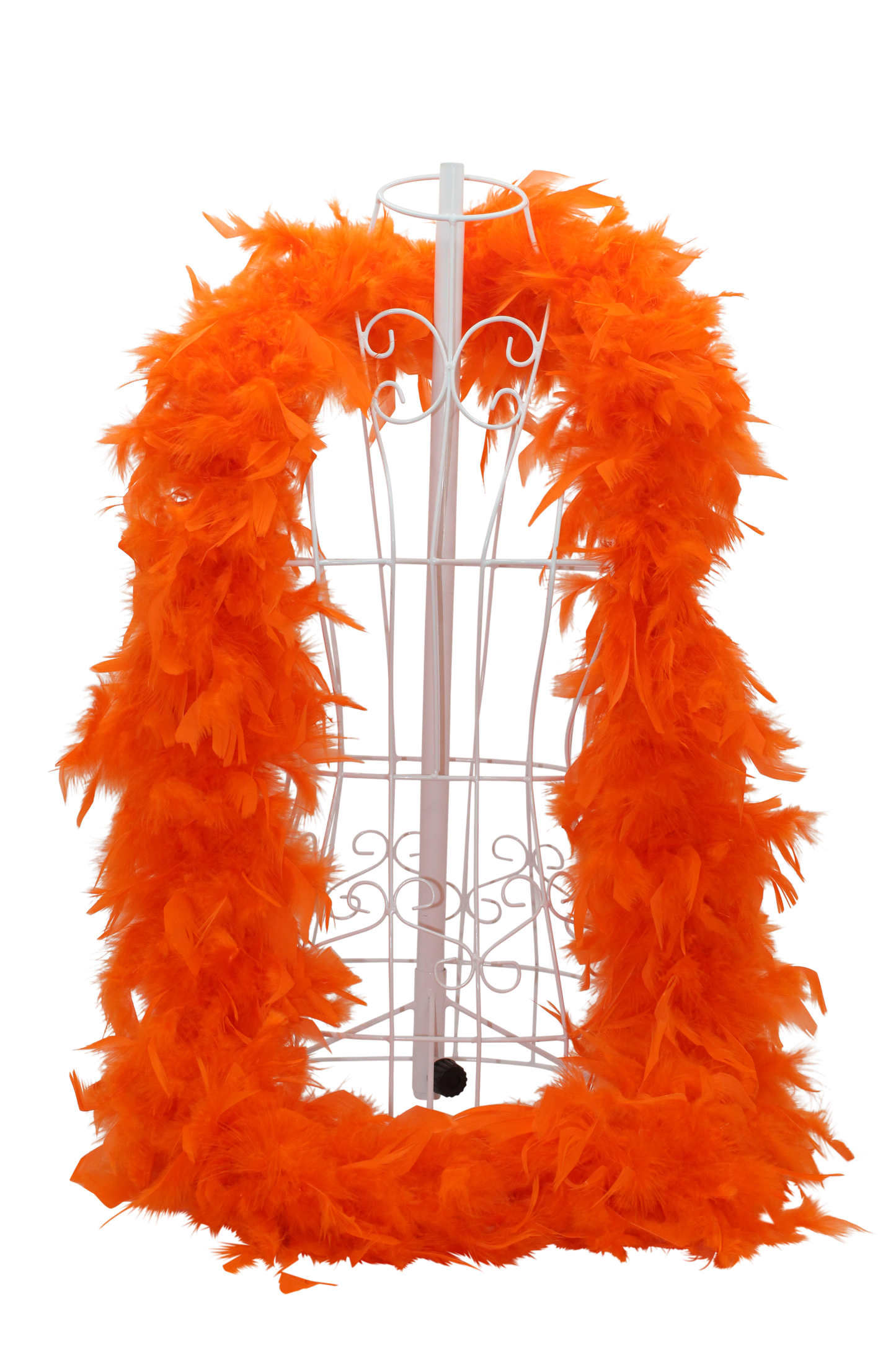 Feather Boa Chandelle H62 Orange