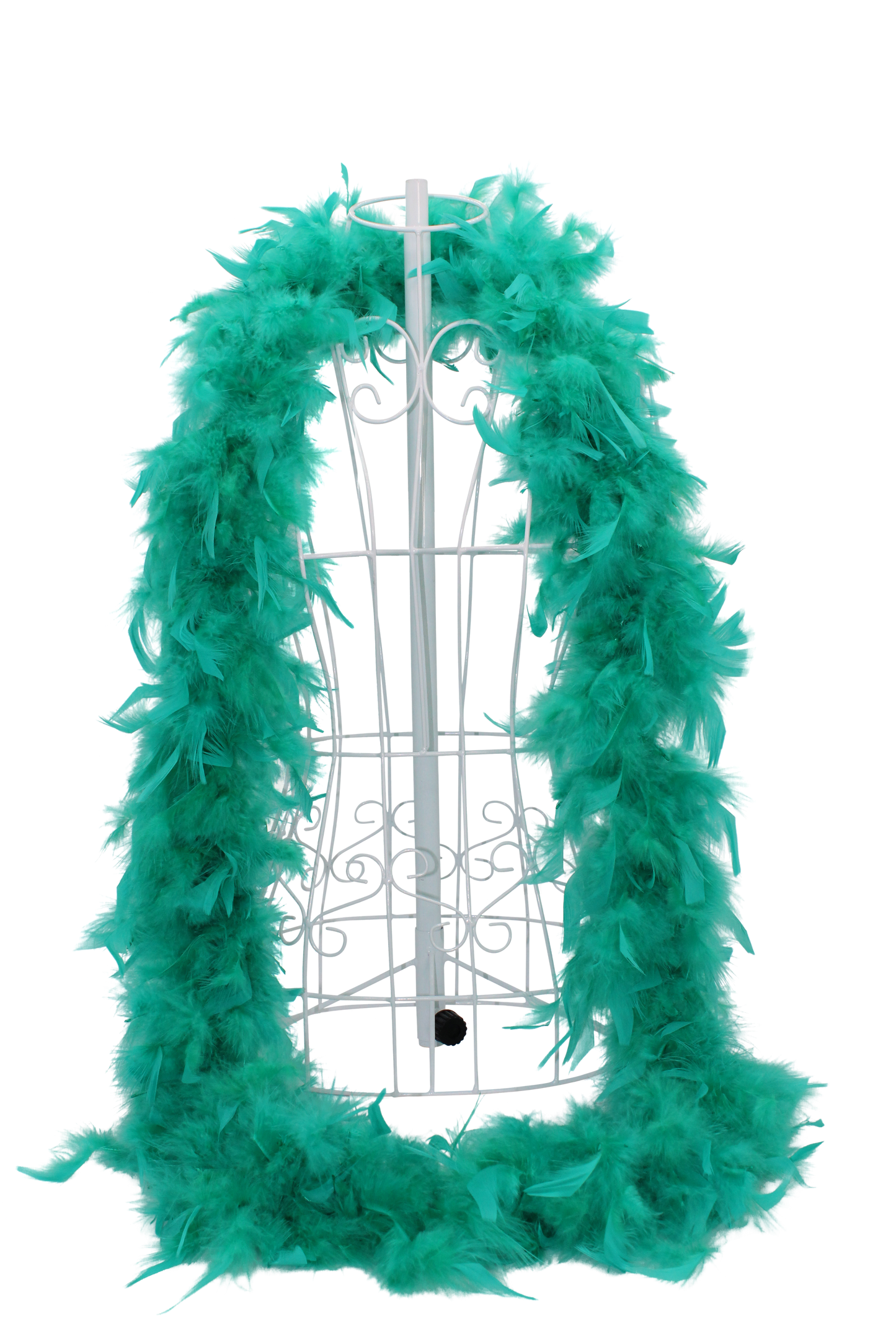 Feather Boa Chandelle H87 Aquamarine
