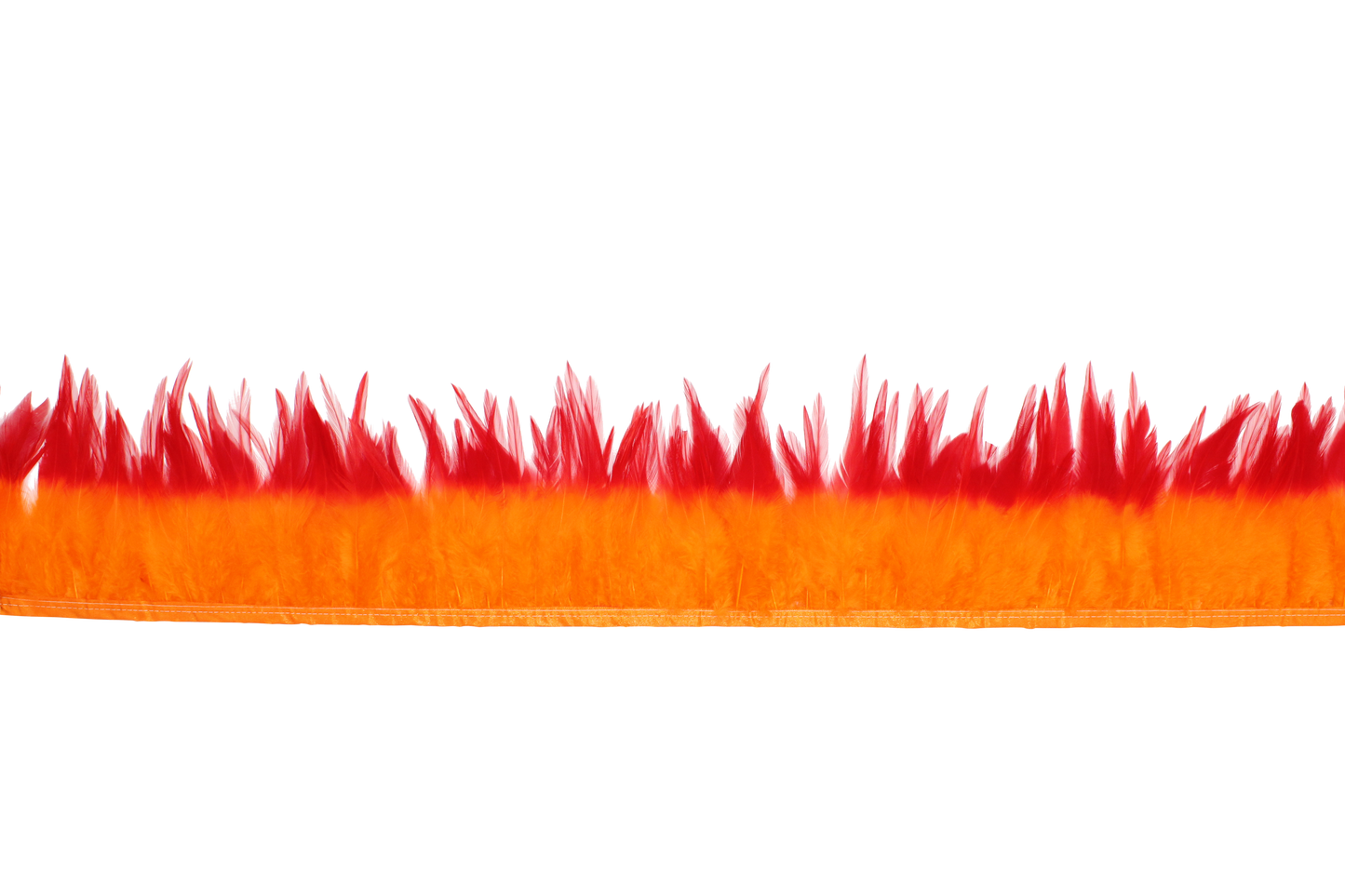 4-7" Saddle Yards 2 Tone H61 Orange & H72 Red