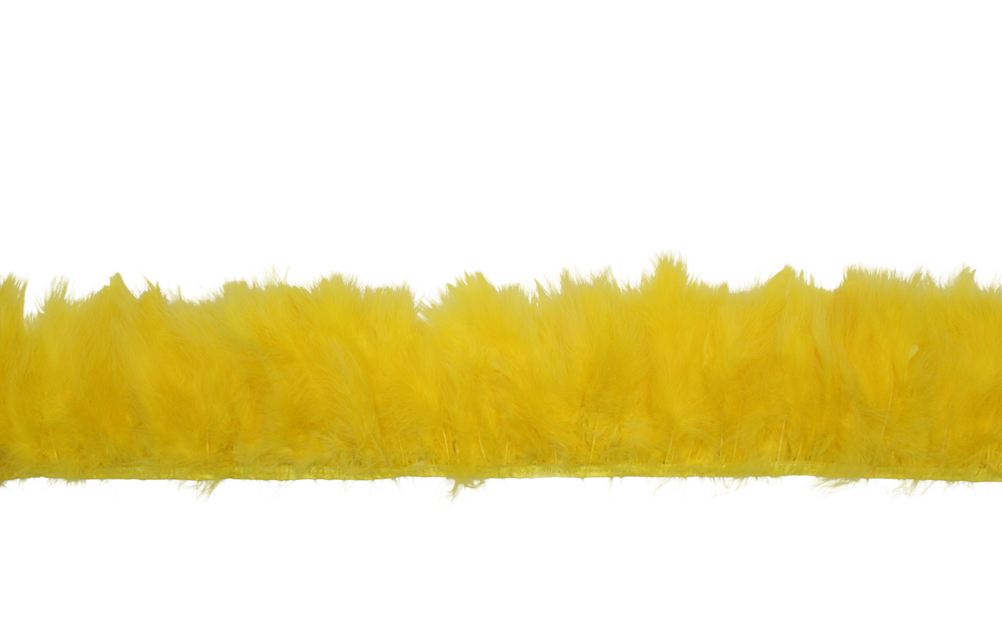 5-7" Marabou Puff Yards H36 Yellow