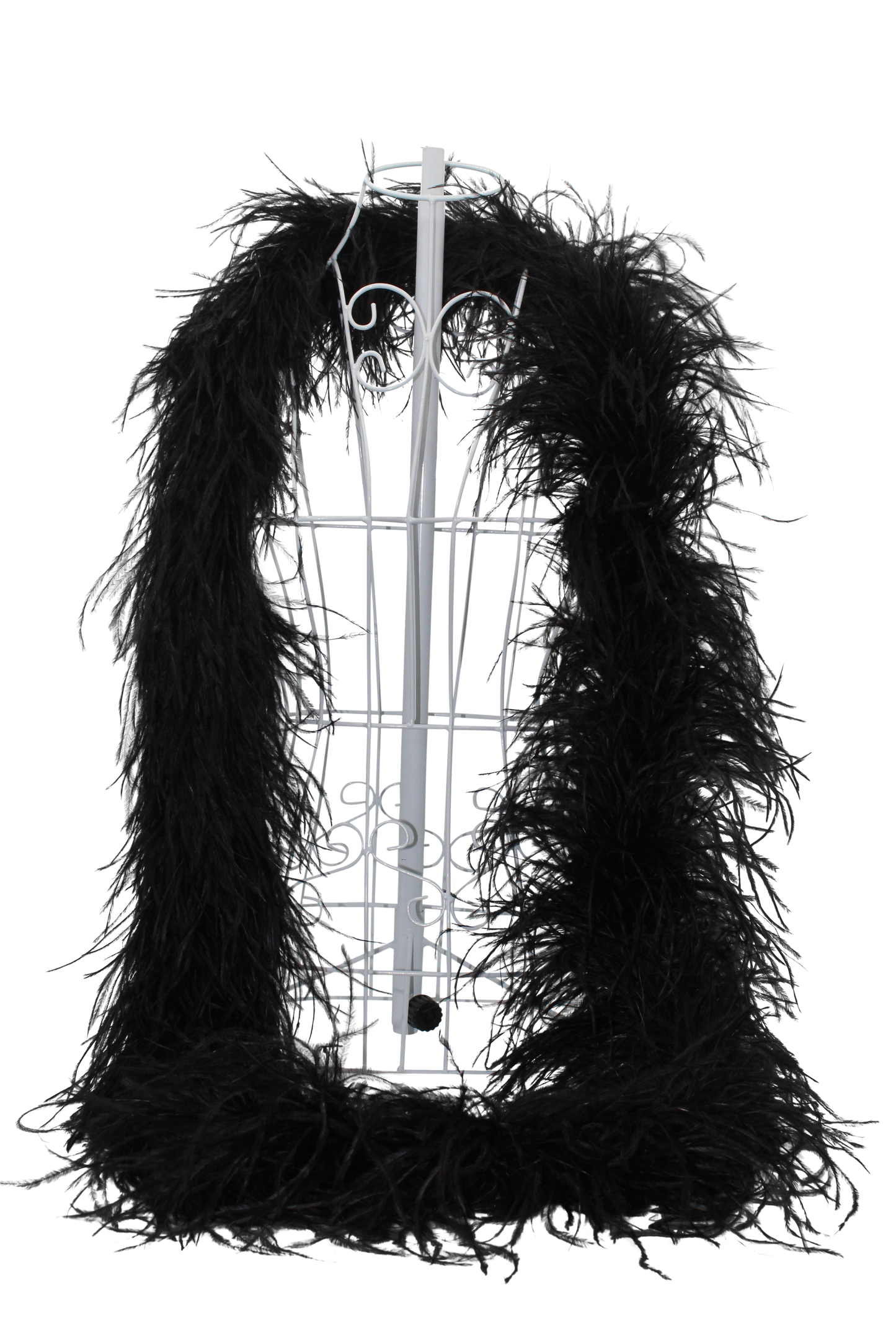 Feather Boa Ostrich H80 Black
