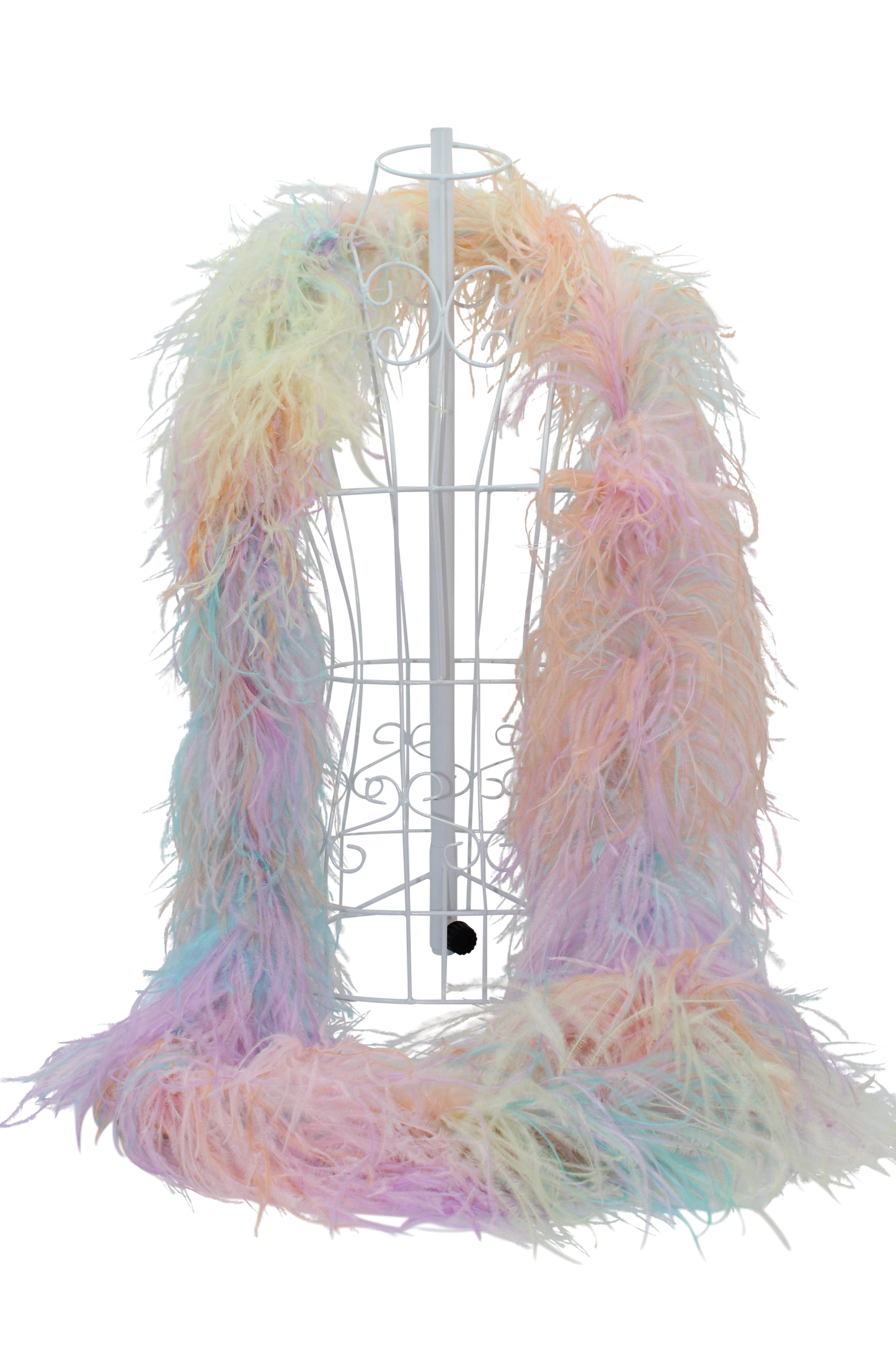 Feather Boa Ostrich Pastel Rainbow