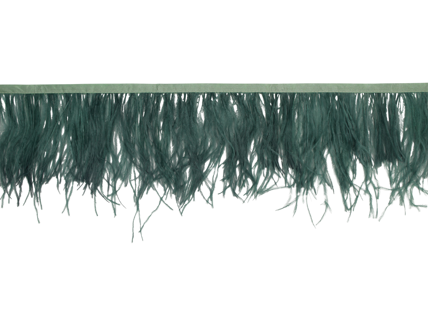 Ostrich Fringe 5-7" H106 Dusty Blue