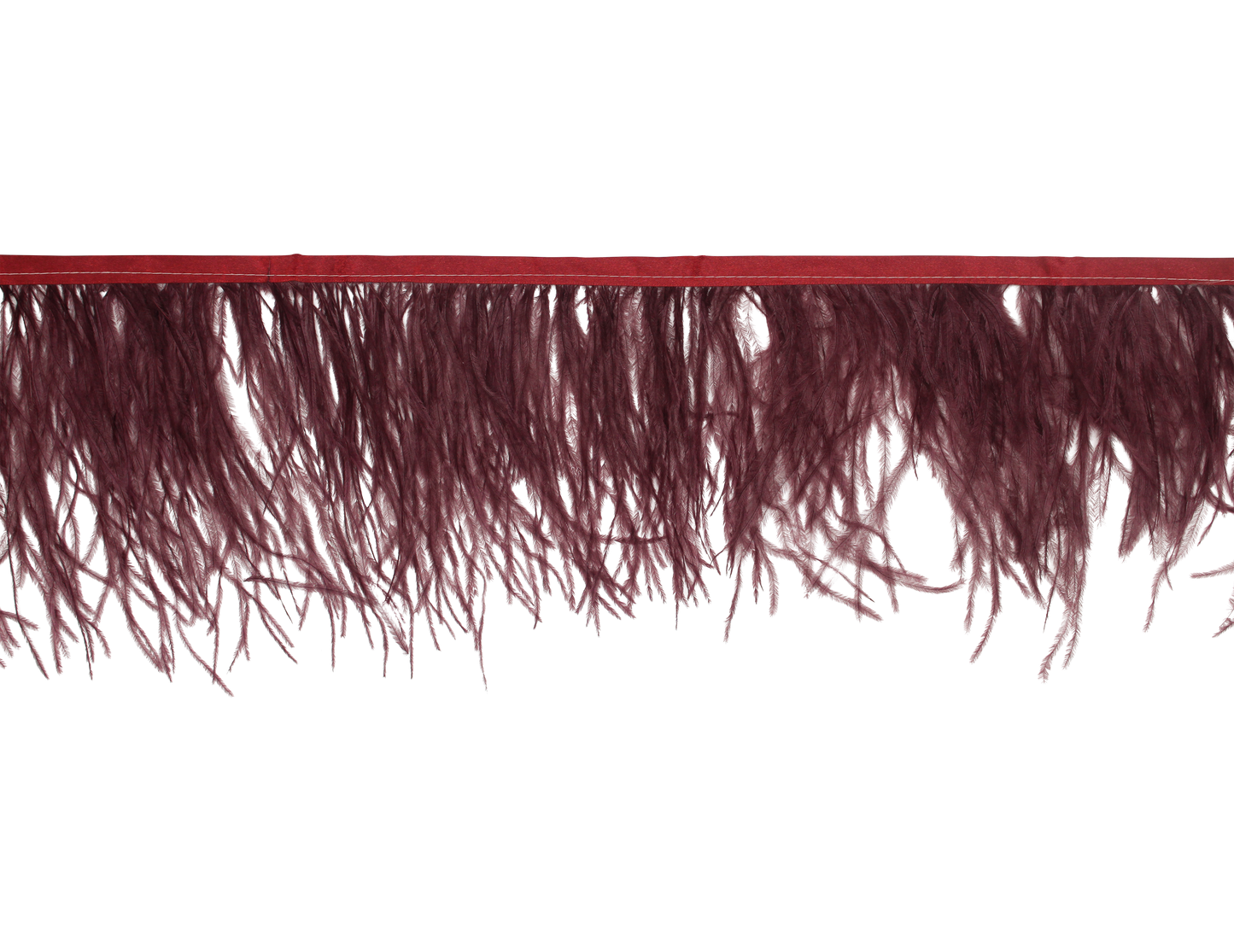 Ostrich Fringe 5-7" H55 Tyrian Purple