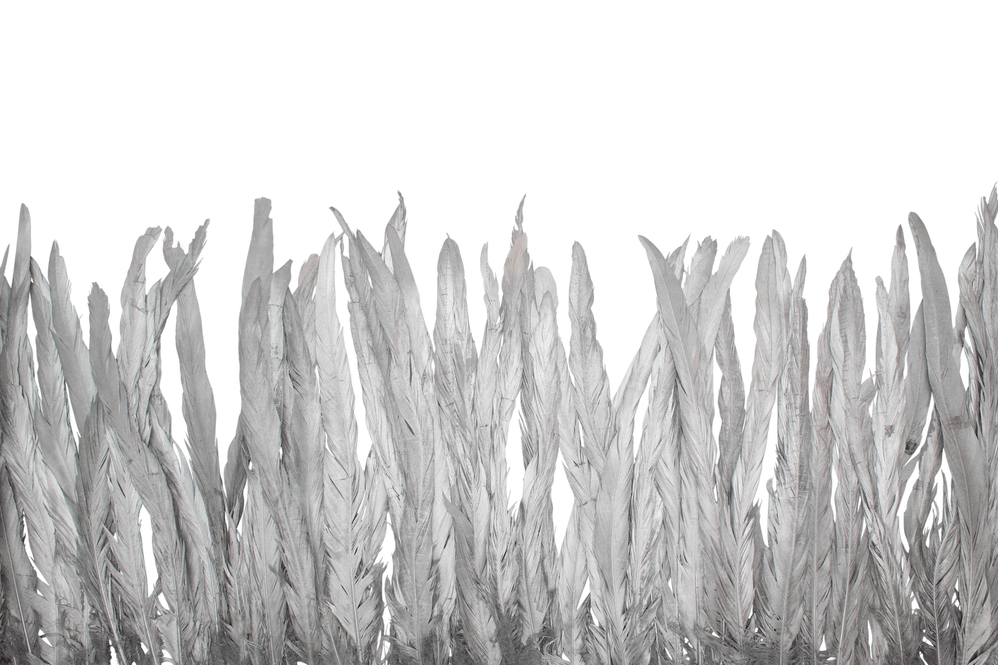 12" Metallic Cocktail Yards Silver