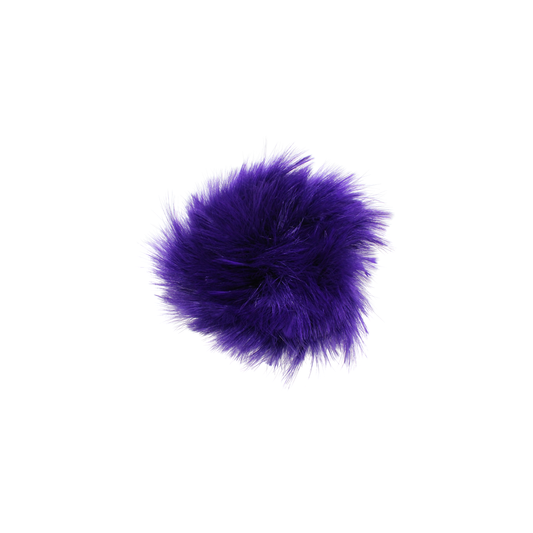 4-6” Marabou Puff Pounds H84 Purple