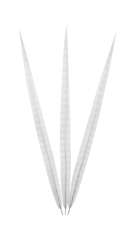 Artificial Ringneck 24" White H81 Bleached & Dyed