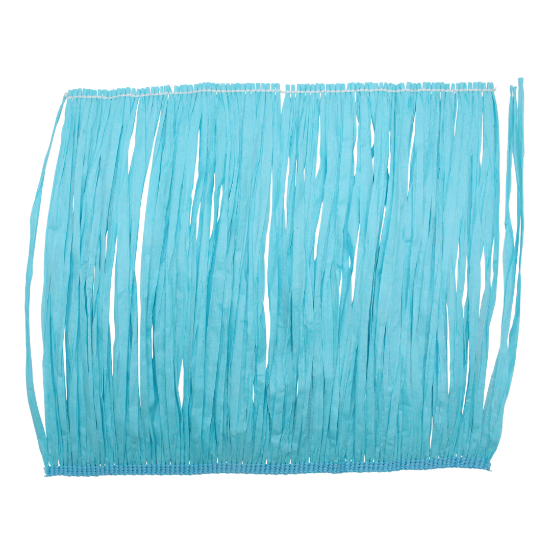 8" Raffia H12 Aqua