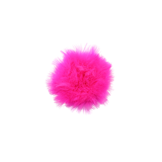 4-6” Marabou Puff Pounds H69 Hot Pink