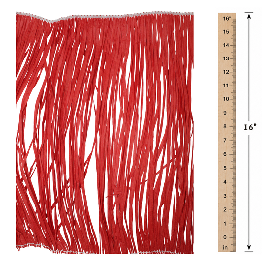 16" Raffia H72 Red