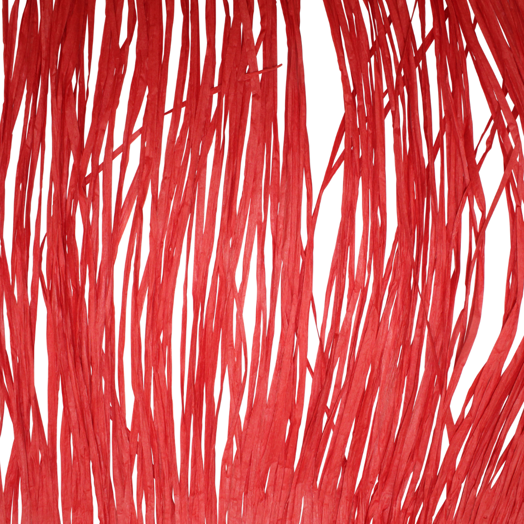 16" Raffia H72 Red