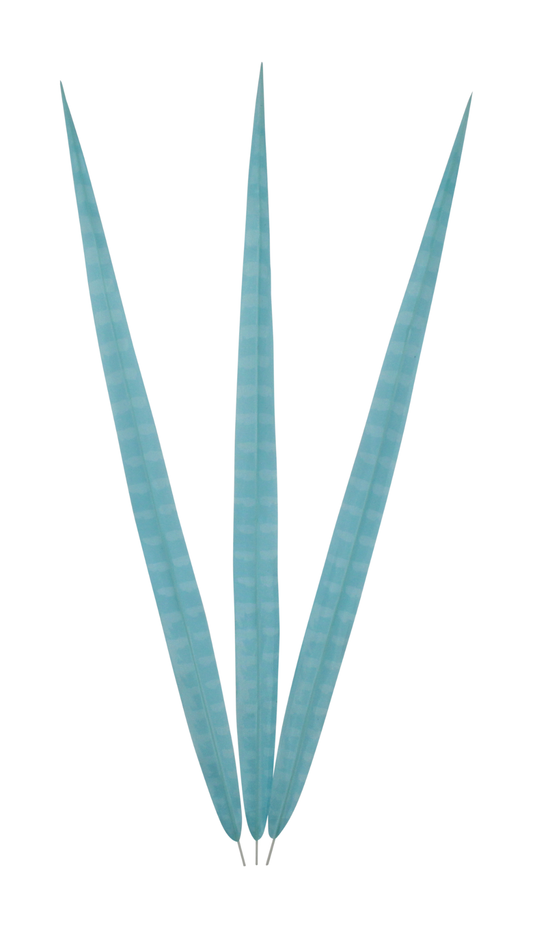 Artificial Ringneck 24" Aqua H12 Bleached & Dyed