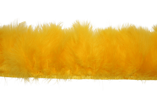 5-7" Marabou Puff Yards H38 Gold