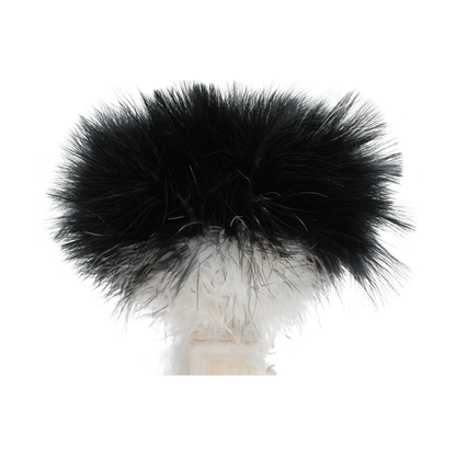 4-6” Marabou Puff Pounds H80/H81 Black/White