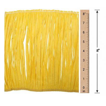 8" Raffia H36 Yellow