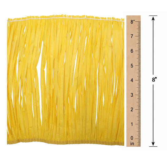 8" Raffia H36 Yellow