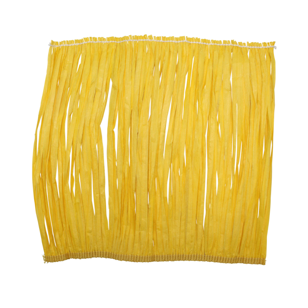 8" Raffia H36 Yellow