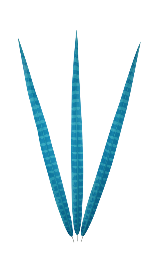 Artificial Ringneck 24" Turquoise H100 Bleached & Dyed