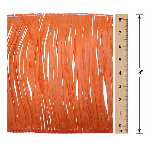 8" Raffia H62 Orange