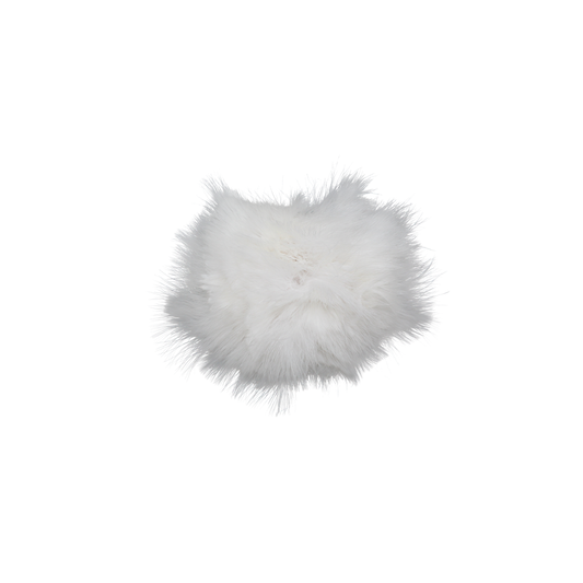 4-6” Marabou Puff Pounds H81 White