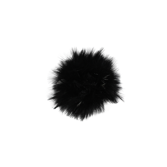 4-6” Marabou Puff Pounds H80/H81 Black/White