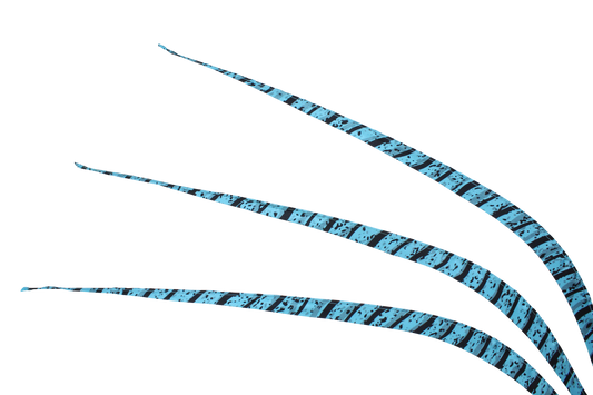 Artificial Zebra 38" Overdyed H12 Aqua Blue
