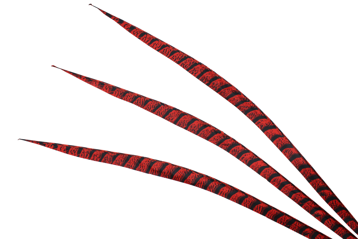 Artificial Zebra 38" Overdyed H72 Red