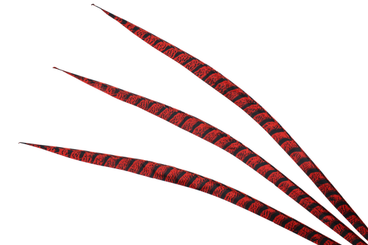 Artificial Zebra 38" Overdyed H72 Red