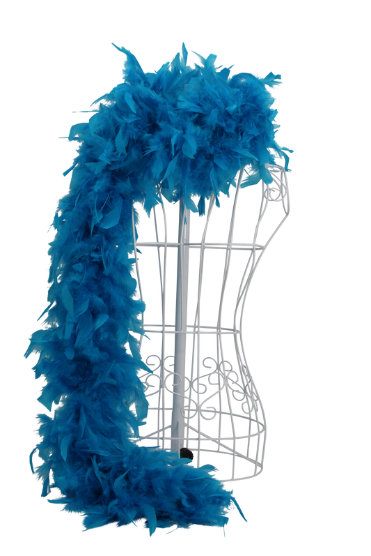 Feather Boa Chandelle H100 Turquoise