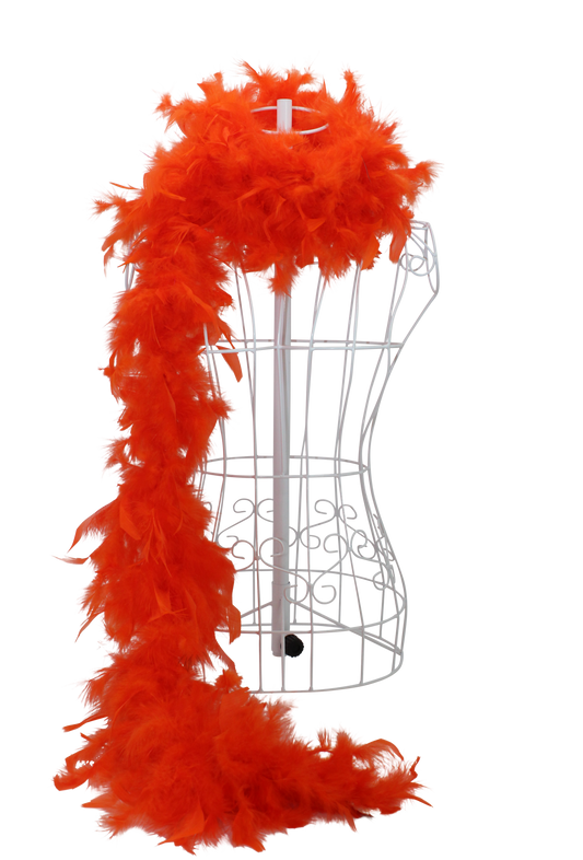 Feather Boa Chandelle H104 Tangerine