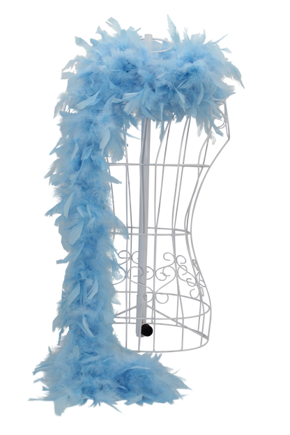 Feather Boa Chandelle H15 Sky Blue