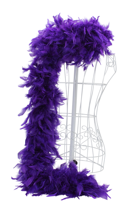 Feather Boa Chandelle H84 Purple