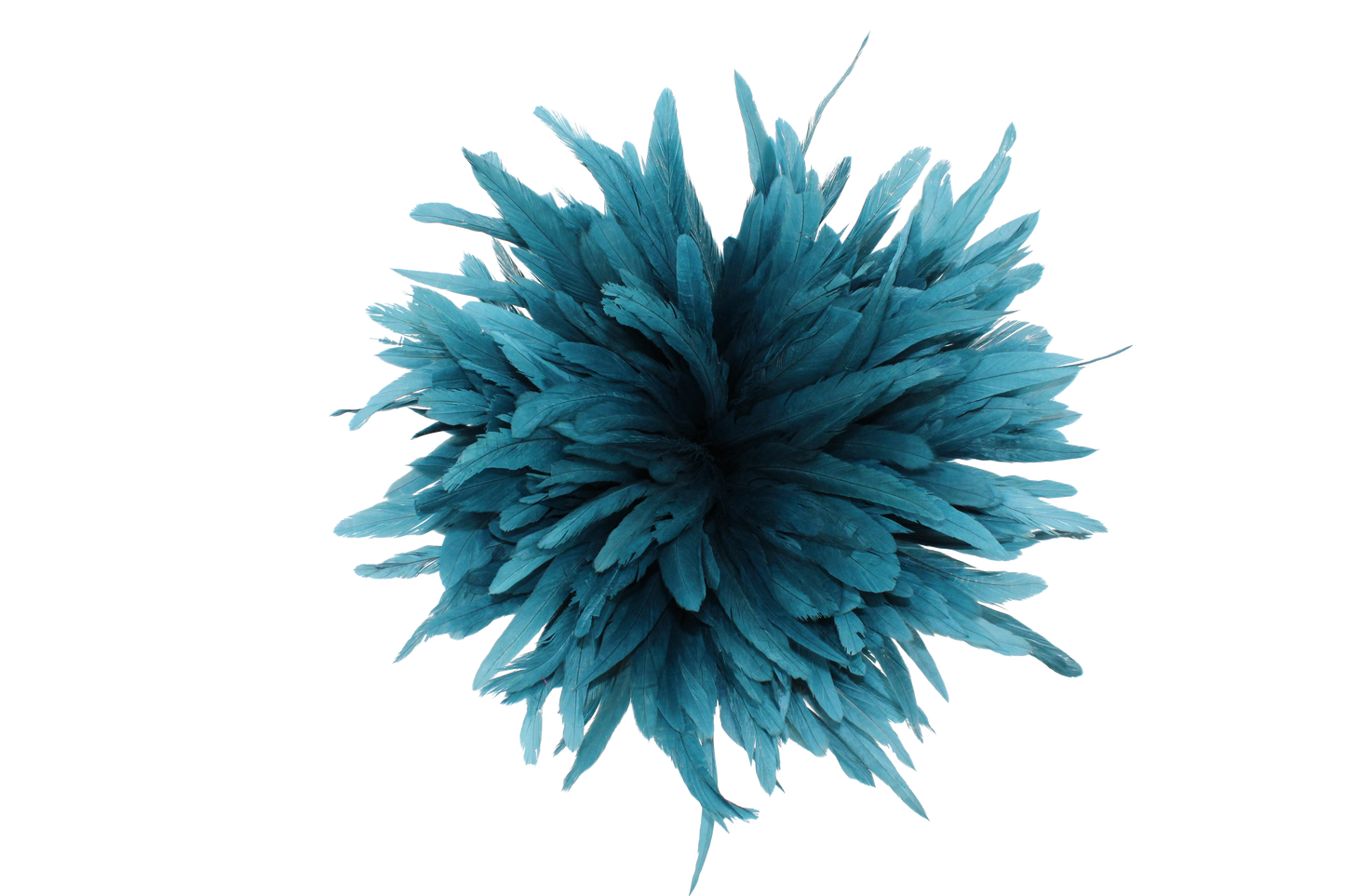 10" Cocktail Yards Custom Teal Bleached & Dyed