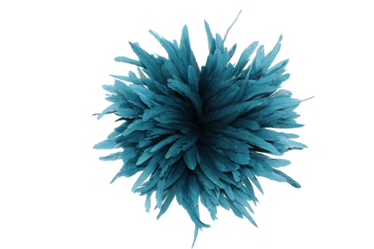 10" Cocktail Yards Custom Teal Bleached & Dyed