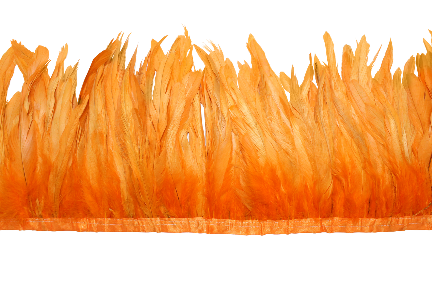 10" Cocktail Yards H61 Orange Bleached & Dyed