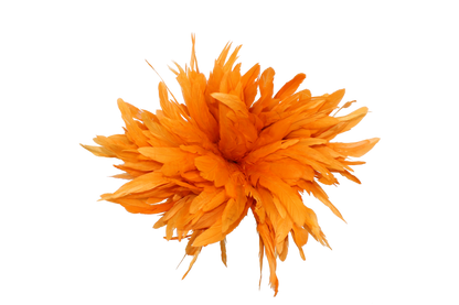 10" Cocktail Yards H61 Orange Bleached & Dyed