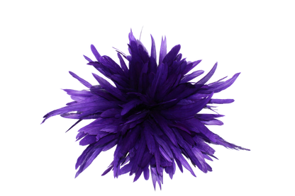 10" Cocktail Yards H84 Purple Bleached & Dyed