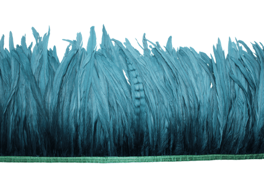 10" Cocktail Yards Custom Teal Bleached & Dyed