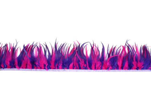 4-7" Saddle Yards 2 Tone H70 Fuschia & H76 Purple