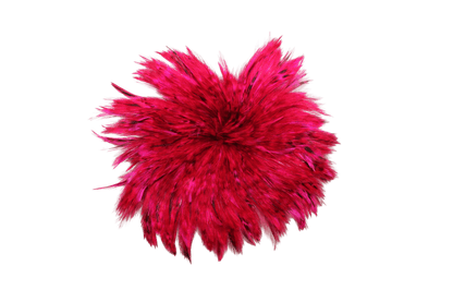 4-6" Grizzly Hackles H70 Fuchsia