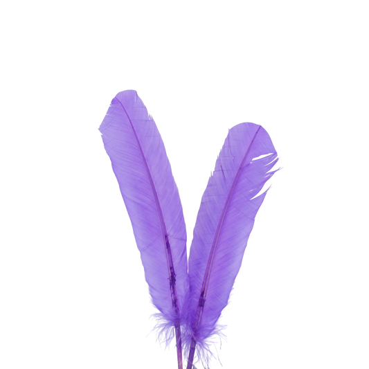 10-12” Turkey Quills H89 Lavender