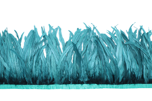 10" Cocktail Yards H4 Teal Bleached & Dyed