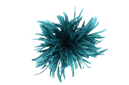 10" Cocktail Yards H4 Teal Bleached & Dyed