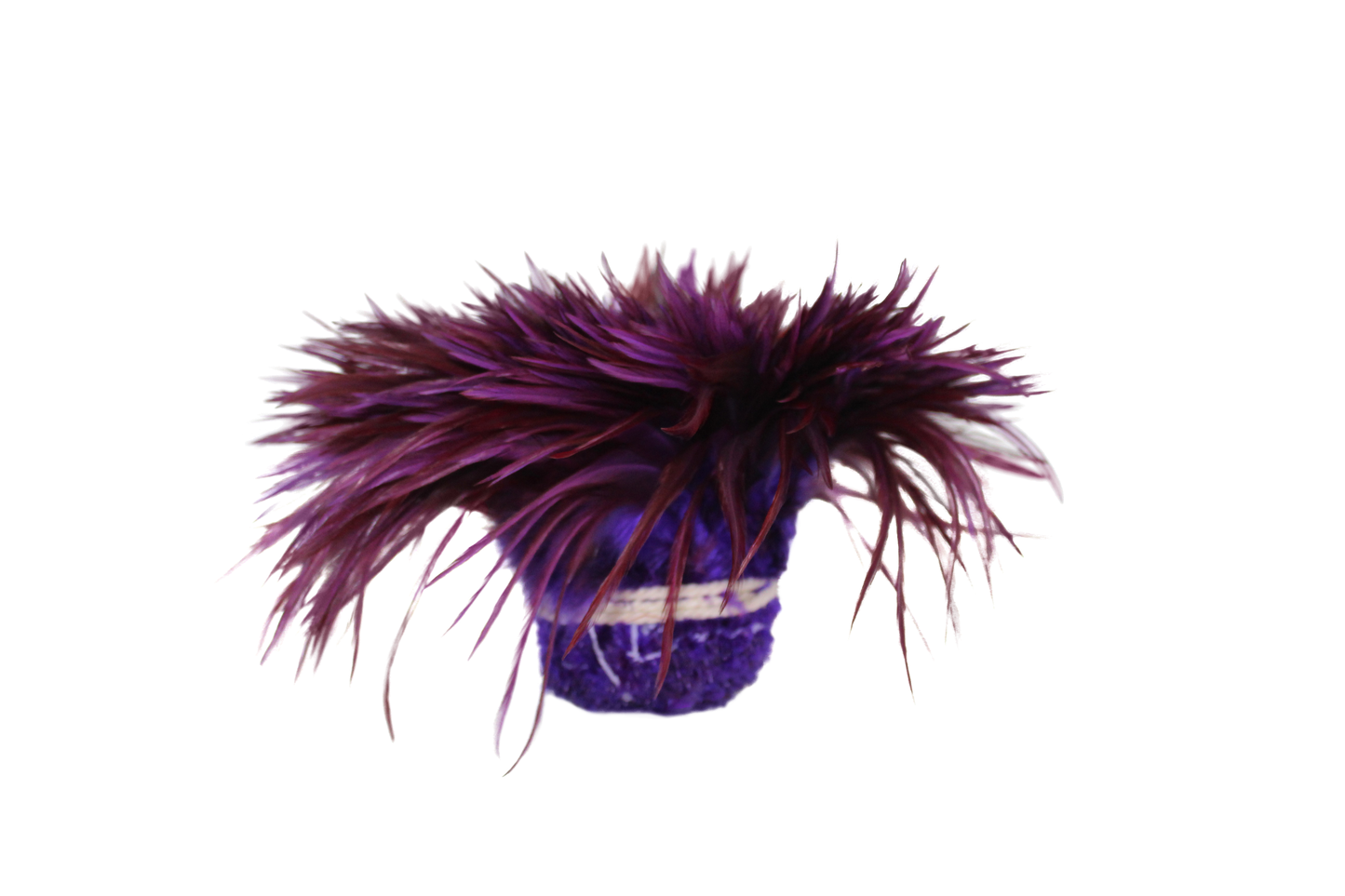 Saddles 6-7" Overdyed Strung H75 Purple