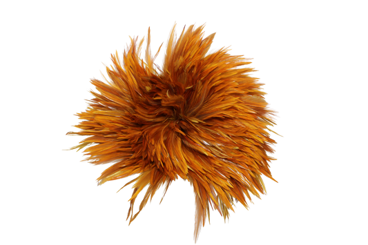 Saddles 6-7" Overdyed Strung H36 Yellow