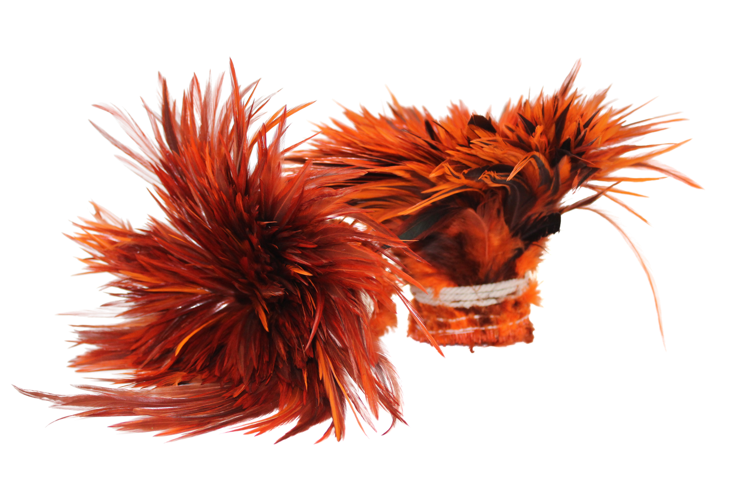 Saddles 6-7" Overdyed Strung H62 Orange