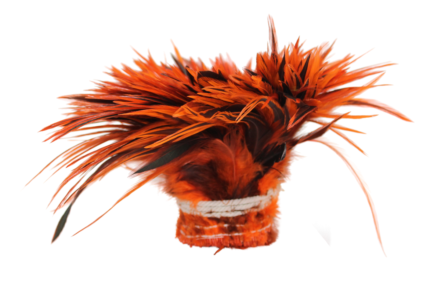 Saddles 6-7" Overdyed Strung H62 Orange