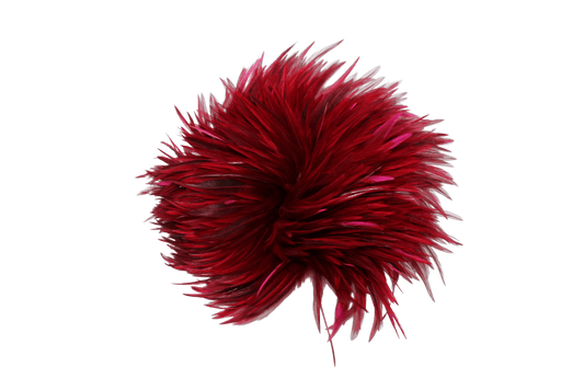 Saddles 6-7" Overdyed Strung H70 Fuschia